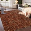 COZONY Abstract Area Rug, Machine Washable Low Pile Carpet with Non-Slip Backing for Living Room, Bedroom, Office - 2 of 4