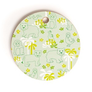 marufemia Green safari Cutting Board - Round - 1 of 3