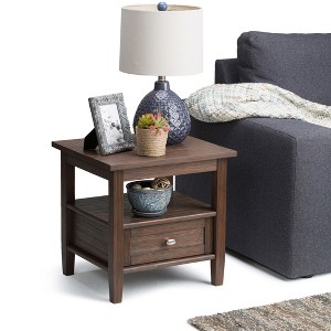 NicBex Vintage Coffee Table with Storage,2-Tier Table with Shelf and Drawer,Multi-Functional Table for Living Room and Bedroom - 1 of 4