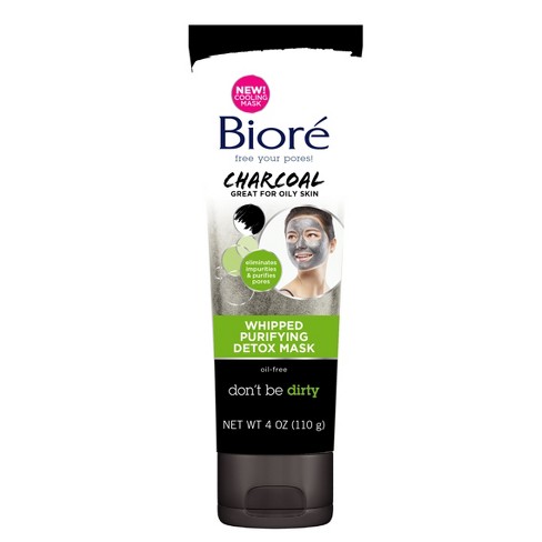 Biore charcoal face mask peel off