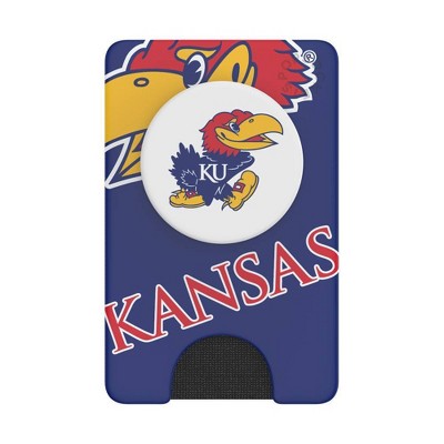 NCAA Kansas Jayhawks PopSockets PopWallet+ (with PopTop)