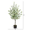 Nearly Natural 4-ft Eucalyptus Artificial Tree - 2 of 4