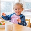 green sprouts Snap & Go Easy-wear Long Sleeve Bib - Pink Blossom - 12/24 Months - 2 of 4
