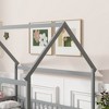 Whisen Full Size Bed & Floor Bed, Wooden Structure with Fence Design for Safe & Imaginative Sleep Spaces For Children - 4 of 4