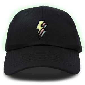 Dalix Lightning Embroidered Bolt Dad Hat Cotton Baseball Cap Adjustable Mens - 1 of 4