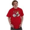 Christmas Dennis Santa Beard Thief Graphic T Shirt Men or Women Brisco Brands - 4 of 4