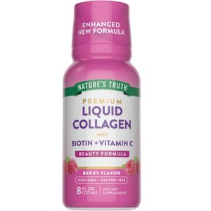 Nature's Truth Liquid Collagen | Berry Flavor | 8 fl oz - 1 of 4