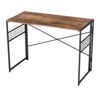 Homy Casa Harper Folding Desk with Wood Top and Metal Frame for Home Office & Small Spaces - 2 of 4