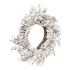 Transpac Foam 24 in. White Christmas Winter Berry Wreath - 2 of 4