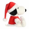 Aurora Medium Santa Snoopy Peanuts Festive Stuffed Animal White 12" - 4 of 4