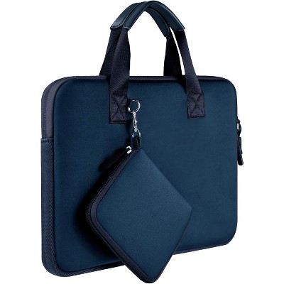 Hachikiko 13.3-14 Inch Laptop Sleeve with Small Pouch - Waterproof Case for MacBook Pro 14 (M4/M3/M2/M1), HP/Dell/Lenovo 13-14" Notebooks