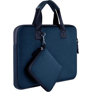 Hachikiko 13.3-14 Inch Laptop Sleeve with Small Pouch - Waterproof Case for MacBook Pro 14 (M4/M3/M2/M1), HP/Dell/Lenovo 13-14" Notebooks - 1 of 4