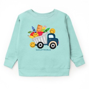 The Juniper Shop SmileyWorld School Dump Truck Youth Sweatshirt - 1 of 4