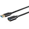 Monoprice USB & Lightning Cable - 3 Feet - Black | USB 3.0 A Male to A Female Premium Extension Cable - image 2 of 4