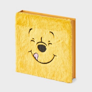 Women's Winnie The Pooh Furry Face Box of Cozy Embroidered Crew Socks - Ivory/Pink 4-10 - 1 of 4