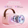 Swtroom Kids Karaoke Machine with 2 Wireless Microphones – Portable Bluetooth Speaker for Singing & Play – Gift for Girls & Boys Ages 3-12 (Pink) - 2 of 4