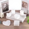 Unique Bargains Rectangle and Round Silicone Non-Deformable Cup Mould Set 12 Pcs - 4 of 4