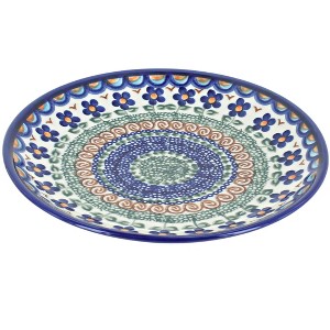 Blue Rose Polish Pottery Vena Dessert Plate - 1 of 1