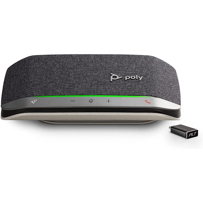 Poly Sync 20+ Bluetooth Speakerphone (Plantronics) - Personal Portable Speakerphone - USB-C Bluetooth Adapter - Works with Teams, Zoom & More, 1 of 3