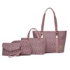 MKF Collection Marimar  M Signature Vegan Leather Women’s Tote – 4 Pcs set Handbag by Mia K - 2 of 4
