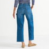 Lands' End Women's Soft Denim High Rise Utility Cargo Ankle Jeans - 2 of 4