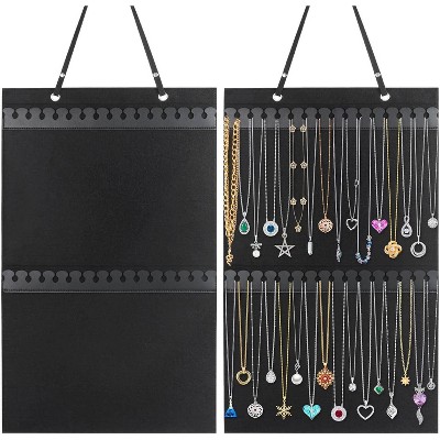 Hanging Necklaces Holder, Bracelets, and Ankles, Necklaces Display Storage Hanger for Wall