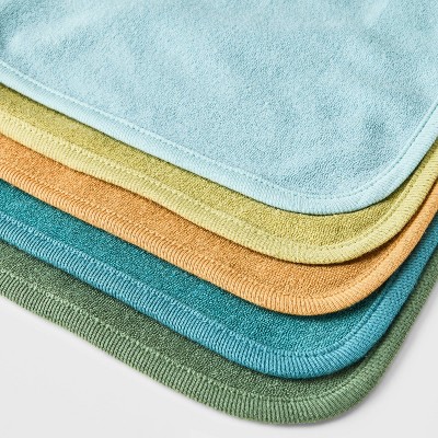 Baby Boys&#39; 6pk Knit Wash Bath Towel - Cloud Island&#8482; Olive Green_1