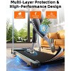 DeerRun 16*43 Inch Run Belt 3 in 1 3.0HP Powerful and Quiet Under Desk Treadmill, 300 lbs Capacity - 2 of 4