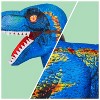 Joyfy Adult Halloween Costume Inflatable Dinosaur Costume,  Riding a Light-Up Eyes T-rex Rawr Blow Up Costumes, Halloween Parties Costume - 3 of 4