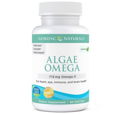 Nordic Naturals Algae Omega Softgels Dietary Supplement - 60ct