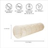 3 Sprouts Kids Recycled Fabric Play Tunnel - Terrazzo Beige - 4 of 4