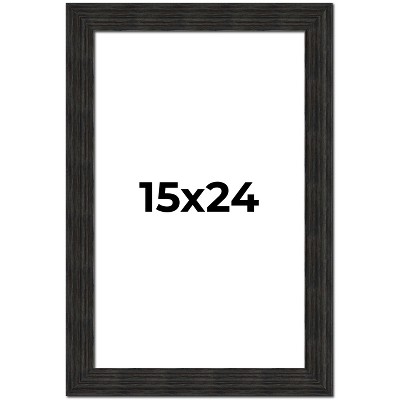 PosterPalooza | Contemporary Black Picture Frame - UV Acrylic, Foam Board Backing, Hanging Hardware