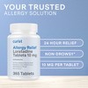 Curist Loratadine 10mg 365 Count Non Drowsy Allergy Medicine - 24 HR Antihistamine Tablets Indoor & Outdoor Allergy Medicine for Adults - 365 Tablets - 2 of 4
