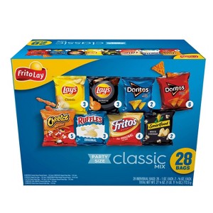 Frito-Lay Snacks Classic Mix Party Size Variety Pack – 28ct - 1 of 4