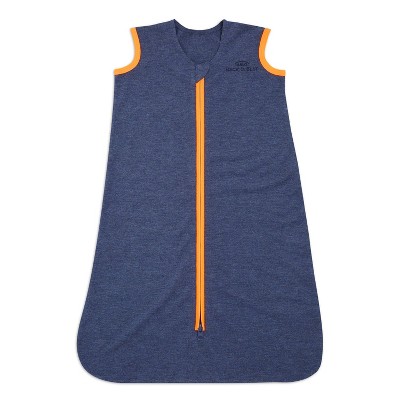 Image of HALO Innovations Sleepsack Ideal Temperature Wearable Blanket - Navy/Orange - S