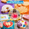 GirlZone Cookie Art Bakery Kit, Decorate Cookies Using Sugar Cookie Decorating Supplies with Stencils, Brushes and Cutters - 4 of 4