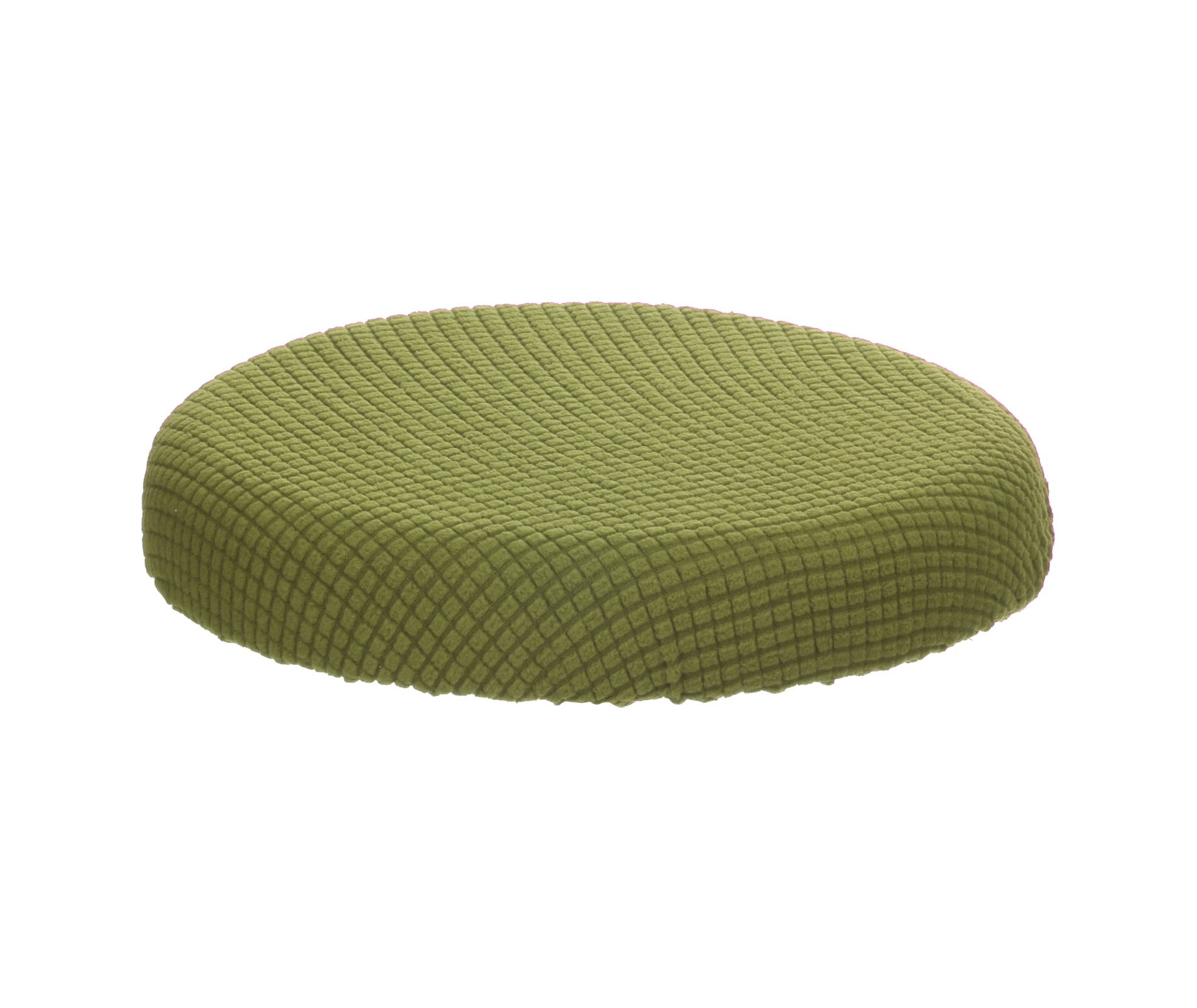 Unique Bargains Round Washable Elastic Bar Stool Cover for Dia 11"-13" Chair Lawn Green