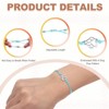 Unique Bargains Dog Cat Paw Bracelet Rope Bracelet Handmade Adjustable String 2 Pcs - 3 of 4