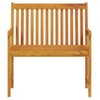 Patio Bench 43.3" Solid Acacia Wood - 3 of 4
