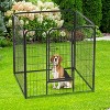 BestMassage Dog Playpen 24/32/40 Inch Heavy Duty Playpen Pen Dog Fence Dog Kennel with Doors Indoor Outdoor Pet Exercise Pen Puppy Playpen - 2 of 4
