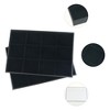 Unique Bargains Stackable Velvet Jewelry Organizer Trays with Removable Dividers for Drawers Set of 2 - 3 of 4