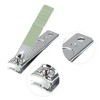 Unique Bargains Stainless Steel Manicure Nail Clippers Pedicure Care Tools 7 in 1 Set - 4 of 4