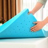 Subrtex 4 Inch Cooling And Breathable Gel-Infused Memory Foam Mattress Topper - 2 of 4