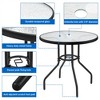 Yaheetech 31.5inch Outdoor Patio Round Bistro Table Black - 4 of 4