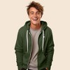 Dalix Astronaut Embroidered Hoodie Fleece Sweatshirt Zip Front Mens - 3 of 4