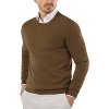 COOFANDY Men's Crew Neck Sweater Slim Fit Lightweight Sweatshirts Knitted Pullover for Casual Or Dressy Wear - 3 of 4