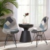 Christopher Knight Home Filmore Boho Fabric Patchwork Accent Chair with Chrome Legs (Set of 2) - 2 of 4