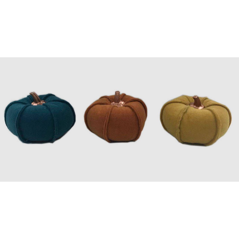 3pk Felt Pumpkins - Bullseye's Playground was $9.0 now $4.5 (50.0% off)