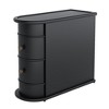 Resenkos Nightstand,Bedside End Table,Wood End Table, Narrow Side Table Nightstand with 2 DrawersWood End Table, Narrow Side Table Nightstand with 2 - 3 of 4