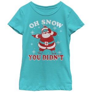 Girl's Lost Gods Christmas Snow You Didn't T-Shirt - 1 of 3